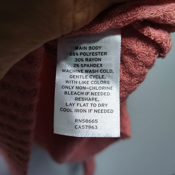 Dusty Rose Lightweight Sweater 4X - Picture 8 of 9